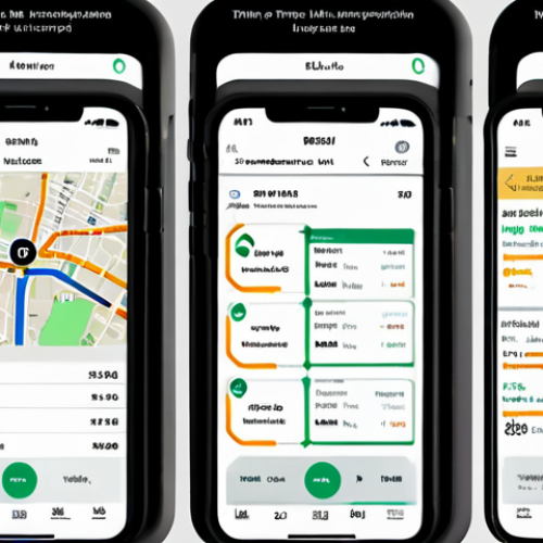 Home 6 다양한 교통 수단의 통합 관리 전략 - **Prompt:** "A vibrant, user-friendly mobile app interface displaying real-time public transportatio...